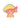 Pink & Orange Laser Eye Mushroom Sticker